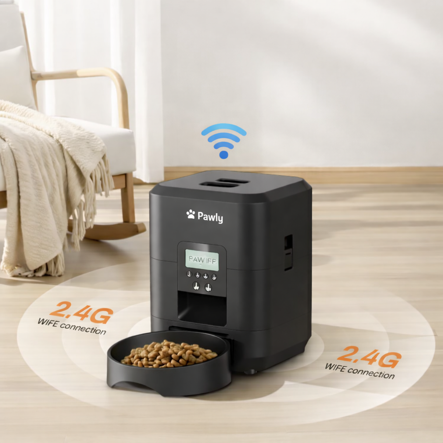 Pawlyโข Automatic Pet Feeder โ Smart Portion Control for Dogs & Cats